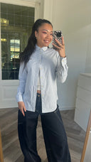 Ally gestreepte blouse - S