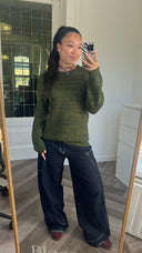 Carina mohair-blend trui - M