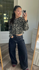 Felicia jacquard jasje - M