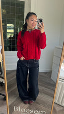 Dominique wool-blend trui - S