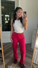Fabienne 100% katoen broek - S