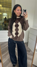 Jacqueline 100% wol trui - L