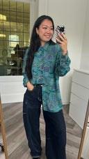 Laetitia 100% katoen blouse - L