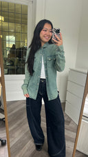 Marianne 100% katoen denim blouse - S-M