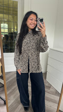 Michelle geprinte blouse - S