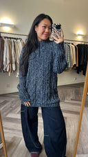 Tiziana quarter-zip trui - L
