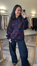 Fleurine wool-blend trui - M