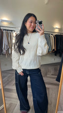 Cyrielle wool-blend trui - M