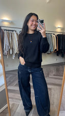 Olina wool-blend trui - S