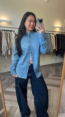 Ralph Lauren denim blouse - S
