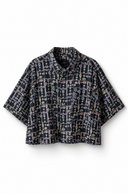 Lore geprinte blouse - L