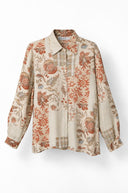 Val geprinte blouse - L