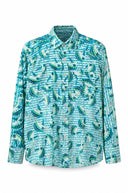 Hanae geprinte blouse - S