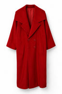 Emmeline 100% wol mantel - L