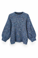 Mel mohair-blend trui - S