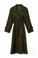 Verla metallic trenchcoat - S