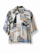 Mila geprinte blouse - L