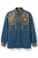 Lisette 100% katoen denim blouse - M-L