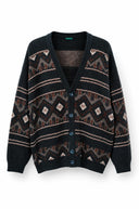 Daphne gebreid vest - L