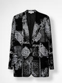 Demi geprinte blazer - M
