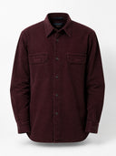 Lena bordeaux overshirt - XXL