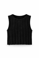 Bea gebreide croptop - M