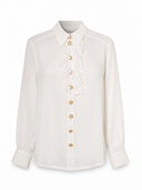 Iris ruffle blouse - M