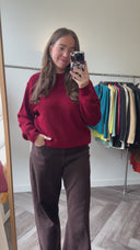 Rue wool-blend trui - L