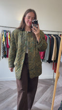 Billie quilted jas - L