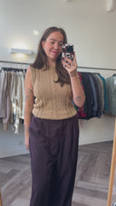 Agnes 100% wol top - M