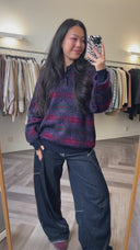 Fleurine wool-blend trui - M
