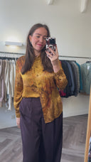 Arwen satijnen blouse - M