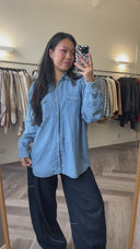 Jinte denim blouse - M
