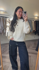 Cyrielle wool-blend trui - M
