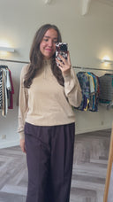 Zain quarter-zip trui - L