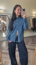Levi's denim blouse - S