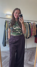 Stien camo t-shirt - S