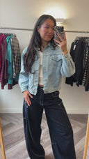 Julie denim jas - S