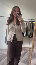 Floor 100% shetland vest - M