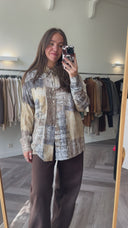 Cove geprinte blouse - L