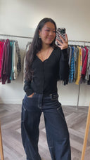 Birdy viscose vest - M