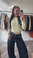 Nan badstof top - S