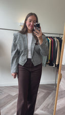 Brianne cropped blazer - M