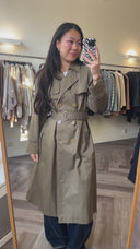 Delilah katoenen trenchcoat - S