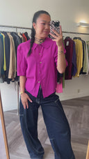 Ciel fuchsia blouse - S