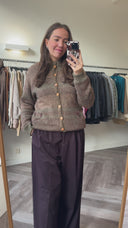 Sylka wool-blend bomber - M
