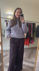 Idalia mohair-blend trui - L