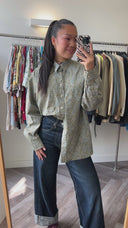 Sofie geprint overhemd - L