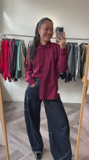 Melina katoen+wol blouse - S-M