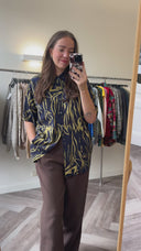 Aelin geprinte blouse - XL